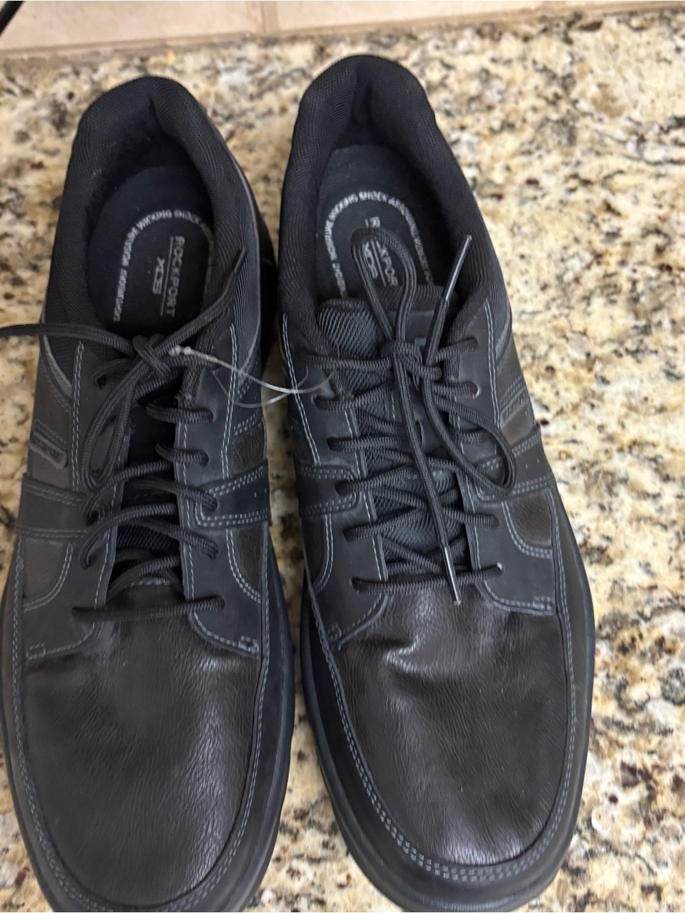 Rockport Men’s Black Lace-Up Casual Sneakers